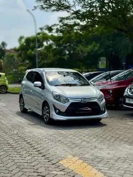 (Cash) Agya TRD 1.2 at 2017 silver dp 5jt kredit G murah bagus