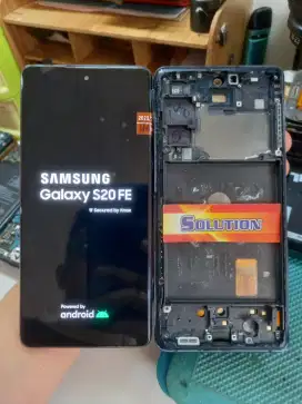 LCD TOUCHSCREEN SAMSUNG S20 FE ORI OLED + PASANG