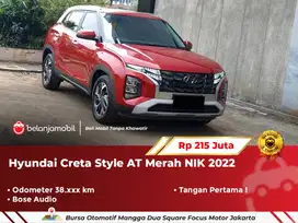 [ GARANSI 1TH ] Hyundai Creta Style AT Merah NIK 2022/2023