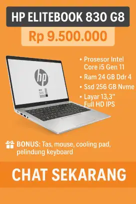 Laptop HP EliteBook 830 G8 i5 Gen 11 Ram 24 GB Ddr 4 Ssd 256 GB