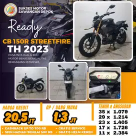 PROMO CASH KREDIT HONDA NEW CB 150R STREETFIRE TH 2023 MULUS GARANSI