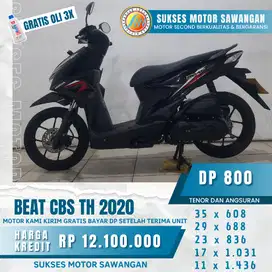 HONDA BEAT CBS TH 2020, GARANSI SERVICE 1 THN DAN CASHBACK 700 RB