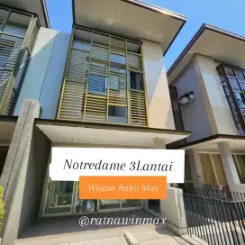 TERMURAH JUAL CEPAT RUMAH WISATA BUKIT MAS NOTREDAME 3 LANTAI