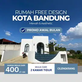 Rumah Free Design Kota Bandung Mulai dari 1 Lantai Harga 300Jtan Saja