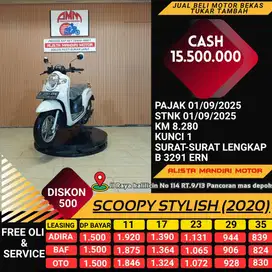 HONDA SCOOPY STYLISH TH 2020 PAJAK ON BISA BAYAR VIA CC / PAYLATER
