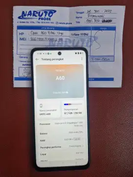 JUAL OPPO A60 8/256 GARANSI PANJANG