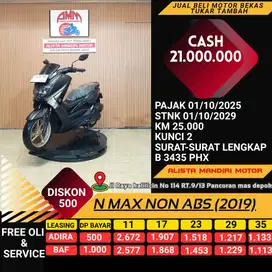 YAMAHA N MAX NON ABS TH 2019 PLAT JKT BISA BAYR VIA CC/PAYLATER