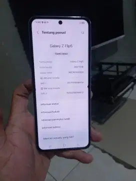Samsung Z Flip 5 5G SEIN 8/512 Fullset Mulus