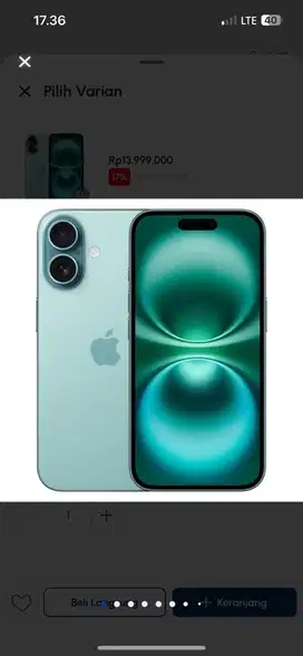iPhone 16 128gb teal