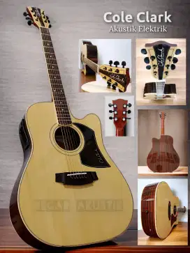 Gitar akustik elektrik cole clark