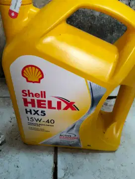 Shell hx5 /4 liter dan filter oli Futura injeksi