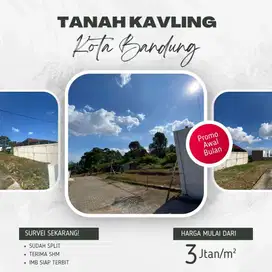 Tanah Kavling Kota Bandung Harga 3Jt/m² Lokasi Strategis View Ciamik