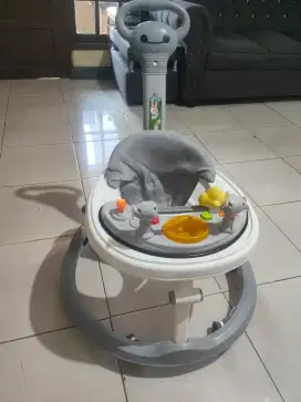 BMTOO Baby Walker Lipat Musik Walker Bayi