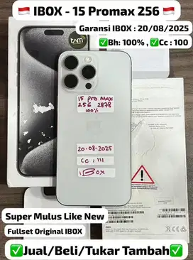 Iphone 15 Pro Max 256gb Putih