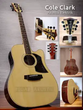 Gitar Akustik elektrik cole clark