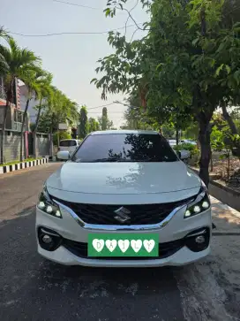 Baleno 2024 Artic White, Like New, Low KM, Bekas Dokter