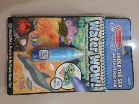 Buku edukasi anak mewarnai dgn air