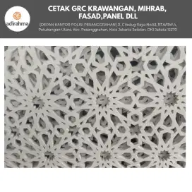 CETAK CUSTOM GRC KRAWANGAN ORNAMEN DINDING