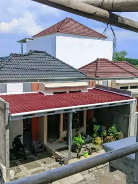 Garasi bajaringan atap bajaringan