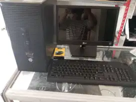 Pc hp core i3 gen4 fullset