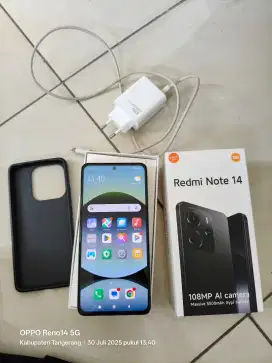 Redmi note 14 ram 8/128 fullset ori
