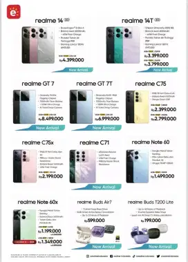 REALME C71 NEW! Resmi Erafone Ram 4/128, 6/128, 8/128