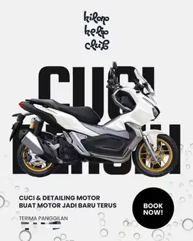 Cuci / Salon Motor Kerumah