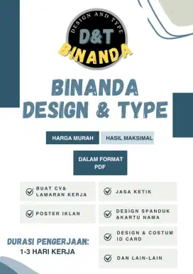 Jasa Desain dan ketik