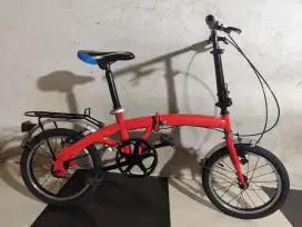 Sepeda lipat ukuran 16 siap pakai