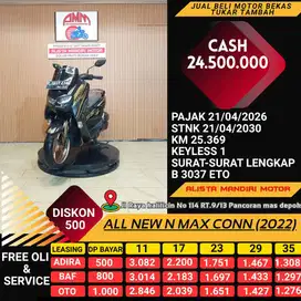 ALL NEW N MAX 155 TH 2022 KREDIT DP 500 PAJAK ON PLAT DEPOK