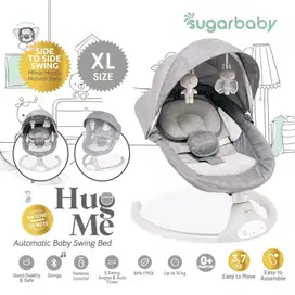 SUGAR BABY HUG ME Automatic Swing Bed Ayunan Bayi Otomatis