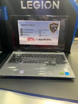 Laptop lenovo LOQ 15 cicilan mulai 1,573,900