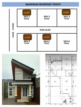 Sisa 1 unit! Rumah KPR di Depok hanya 1.7jt /bln
