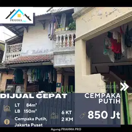 Cempaka Putih Jakpus Dijual Cepat Rumah Lokasi Strategis Harga Dibawah