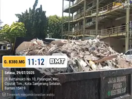 Jasa buang puing dan buang sampah