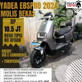 YADEA E8SPRO MOTOR LISTRIK 2024 SECOND LIKE NEW