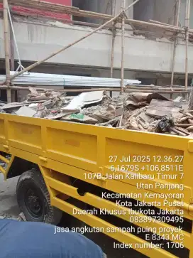 Jasa buang puing dan buang tanah
