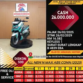 ALL NEW N MAX CONN ABS KEYLESS TH 2023 DP 500 PLAT DEPOK