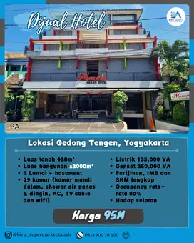 Hotel Bintang Tiga Kondisi Aktif dan Operasional