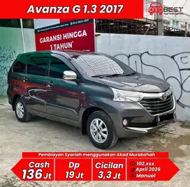 Toyota Avanza G Manual 2017 Tangan Pertama