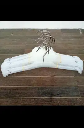 Gantungan Hanger Baju Dewasa Plastik 100 pcs