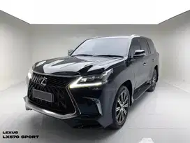 LEXUS LX570 SPORT 2020 BLACK ON BLACK