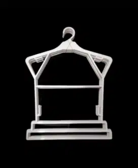Gantungan Hanger Baju Setelan Anak 100 pcs