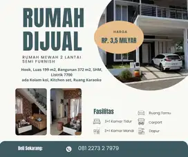 Rumah Hook Ngaliyan Permata Puri 2LT Ready Semi Furnish Siap Huni