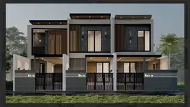 Rumah 2 Lantai Baru Modern Tropical Design di Semolowaru Elok