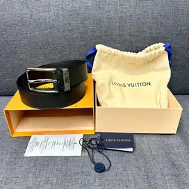 Louis Vuitton Taiga Leather Belt Authentic