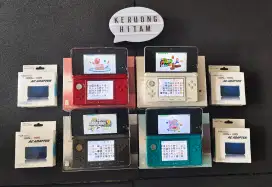 Nintendo 3ds komplit  full set banyak game