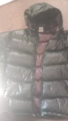 Jaket bulu angsa ukuran M