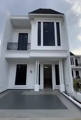 Rumah 2 Lantai Keren Dekat ke Pasmod Bintaro, Stasiun dan Pintu Tol