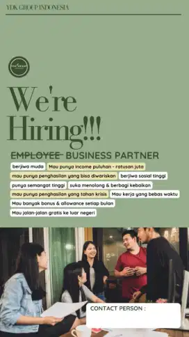 DIBUTUHKAN KONSULTAN KEUANGAN PROFESIONAL